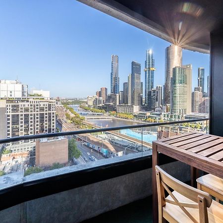 Aura2107, 2 Bedroom Apartment With Balcony, Stunning Yarra River And City Views Melbourne Buitenkant foto